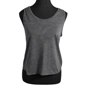 NWT | Soffe Sweat & Grace Racerback Tank Top | Heather Charcoal | Active Basics